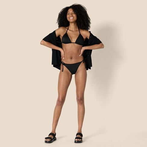 Amazon Essentials Women's Tie Side Bikini Bottom in Kuwait