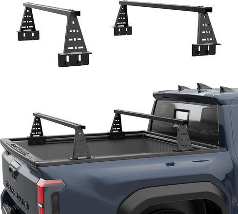 Overland Bed Bars for Tacoma, Ford Ranger, Maverick,Jeep Gladiator, Chevrolet Colorado, GMC Canyon,Frontier Pickup Trucks ，Multifunctional Expansion（No Drill Installation） in Saudi Arabia
