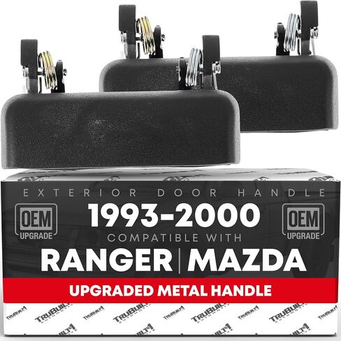 T1A Tailgate Handle Latch Assembly, Upgraded Metal - Compatible with 1993-2003 Ford Ranger; 1994-2010 Mazda B2300, B4000, 98-01 Mazda B2500, 94-08 Mazda B3000 - OEM F87Z-9943400-AAF, 79603, FO1915103 in Kuwait