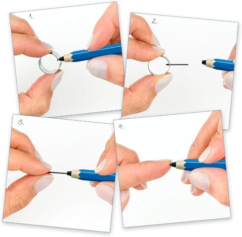 STAEDTLER Lumograph Digital Stylus Pen for Touchscreens: No Charging or Batteries, Real Pencil Feel & Grip, Works with Samsung Galaxy Tab, Kindle Scribe, Remarkable 2 & More, with 5 Replacement Nibs in Saudi Arabia