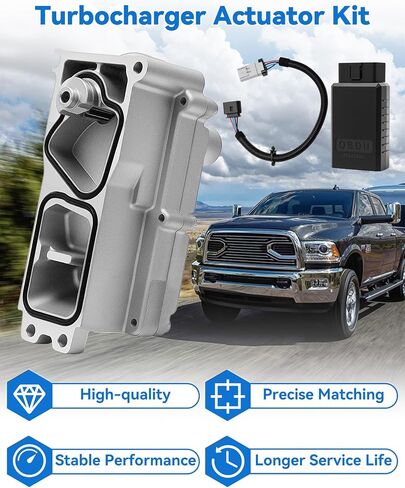 549487878RX 6.7 Cummins Turbo Actuator متوافق مع 2013-2018 Dodge RAM 2500 3500 4500 5500 VGT Turbo Holset HE300VG HE351VE يحل محل مشغل الشاحن التوربيني 68481772AA 5601240NX W/ in Kuwait