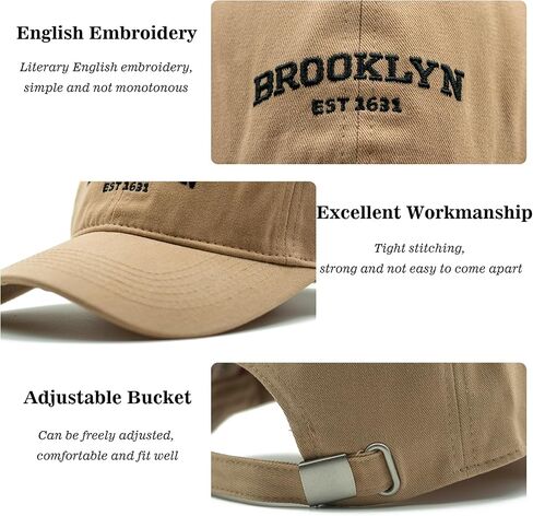Vintage Baseball Cap, Unisex Soft Unstructured Graphic Embroidered Baseball Hat Fits Big Head in Kuwait