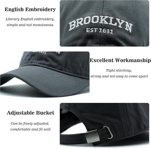 Vintage Baseball Cap, Unisex Soft Unstructured Graphic Embroidered Baseball Hat Fits Big Head in Kuwait