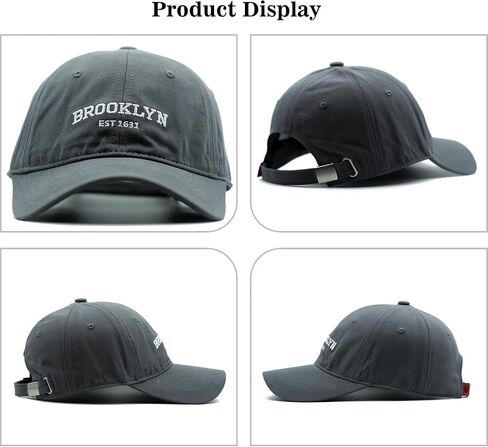 Vintage Baseball Cap, Unisex Soft Unstructured Graphic Embroidered Baseball Hat Fits Big Head in Kuwait