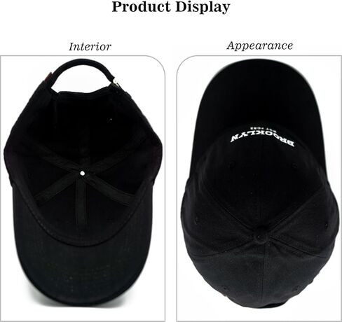 Vintage Baseball Cap, Unisex Soft Unstructured Graphic Embroidered Baseball Hat Fits Big Head in Kuwait