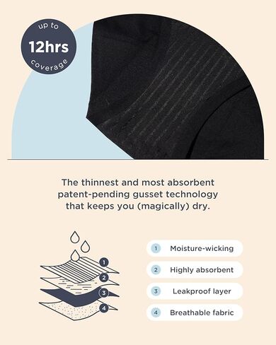 saalt Seamless Brief - Period Underwear - Regular, Heavy, & Super Absorbency - Replaces Pads & Tampons in Saudi Arabia