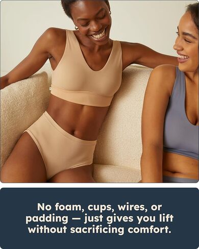 Bliss Bralette - Ultra-Soft and Lightweight V-Neck Bralette - Wireless Bras for Women in Saudi Arabia