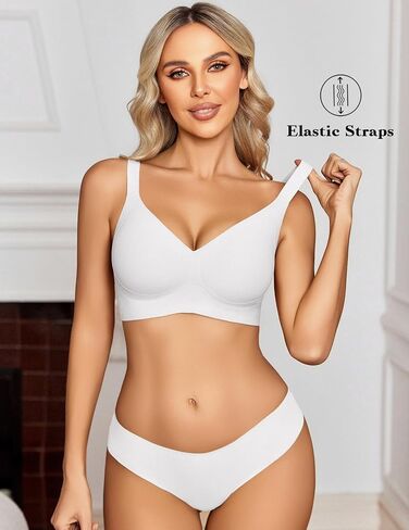 Avidlove Womens Seamless Bra No Underwire Push Up Bras Soft Wireless Bralette Full Coverage Everyday Bra in Saudi Arabia