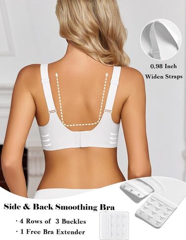 Avidlove Womens Seamless Bra No Underwire Push Up Bras Soft Wireless Bralette Full Coverage Everyday Bra in Saudi Arabia