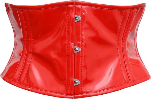 Dewans Corset Steel Boned Corset Womens Underbust Waspie Corset Heavy Duty Cincher Short Torso Corset in Kuwait