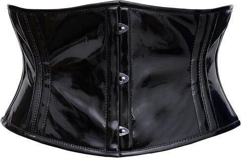 Dewans Corset Steel Boned Corset Womens Underbust Waspie Corset Heavy Duty Cincher Short Torso Corset in Kuwait