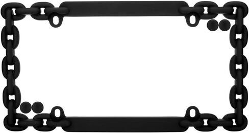 Cruiser Accessories 20530 Chain License Plate Frame, Chrome in Kuwait