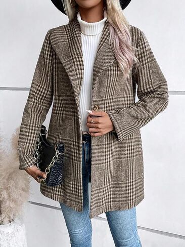 utcoco Womens 2025 Business Casual Blazers Long Sleeve Open Front Work Office Blazer Jacket in Saudi Arabia