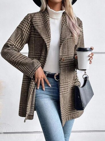 utcoco Womens 2025 Business Casual Blazers Long Sleeve Open Front Work Office Blazer Jacket in Saudi Arabia