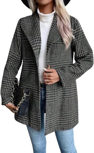 utcoco Womens 2025 Business Casual Blazers Long Sleeve Open Front Work Office Blazer Jacket in Saudi Arabia