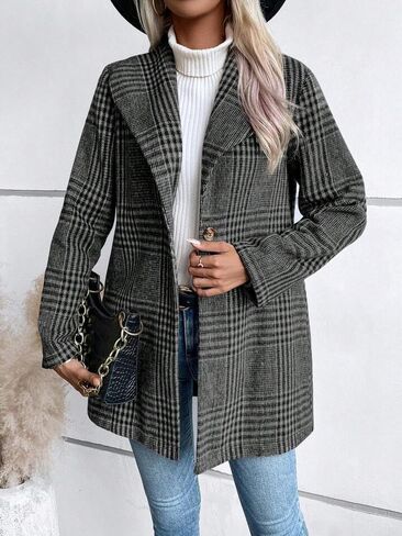 utcoco Womens 2025 Business Casual Blazers Long Sleeve Open Front Work Office Blazer Jacket in Saudi Arabia