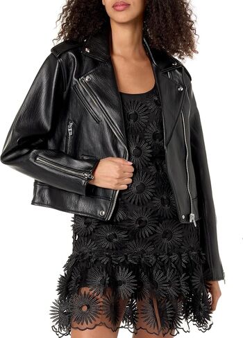 [BLANKNYC] Womens Women's Vegan Leather Moto Jacket in Saudi Arabia