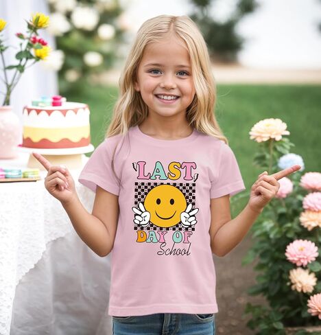 Happy Last Day of School Shirt Toddler Last Day of School Tshirt Kids Graduation Gift Top 5-12 Years in Saudi Arabia