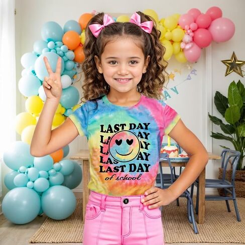 Happy Last Day of School Shirt Toddler Last Day of School Tshirt Kids Graduation Gift Top 5-12 Years in Saudi Arabia