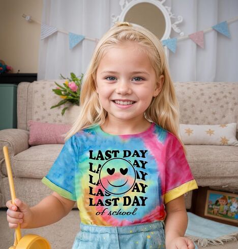 Happy Last Day of School Shirt Toddler Last Day of School Tshirt Kids Graduation Gift Top 5-12 Years in Saudi Arabia