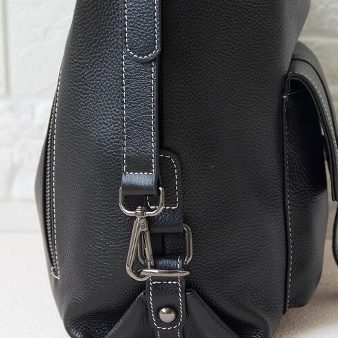 Genuine Leather Backpack Purse for Women Large Capacity, Anti-Theft Travel Backpack Leather Convertible Shoulder Bag with 2 Adjustable Straps in Kuwait