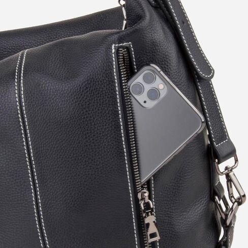 Genuine Leather Backpack Purse for Women Large Capacity, Anti-Theft Travel Backpack Leather Convertible Shoulder Bag with 2 Adjustable Straps in Kuwait