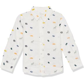 GUESS boys Long Sleeve Poplin Collared Shirt Shirt in Saudi Arabia
