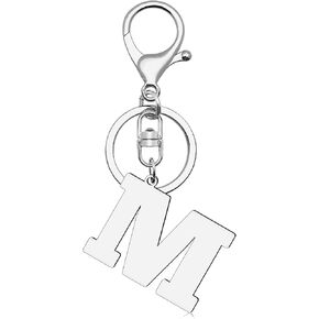 Alphabet Initial Letter A-Z Keychain Single Letter Key Chain Letter Key Chains Women Men for Car Keys (Letter E) in Kuwait
