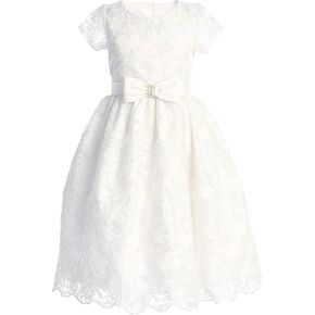 Pink Princess First Communion Dresses for Girls 7-16 1st Holy Dress White Size Vestidos de Primera Comunion para Niñas