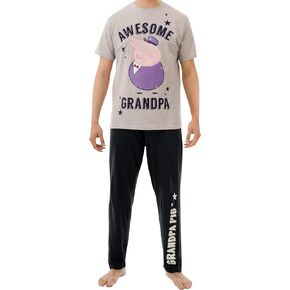 Peppa Pig Mens Grandpa Pig Pajamas