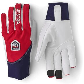 Hestra Ergo Grip Race Cut Non-Insulated Protective Full Finger Bike Glove for Men/Women | 5-Finger Bike Cycling Glove for Road Biking, Trail Riding and Cycling