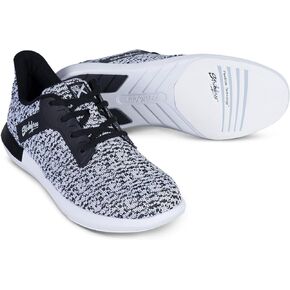 KR Strikeforce Lux Black/White Womens Athletic Bowling Shoe