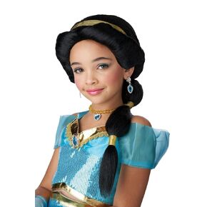California Costumes, Arabian Princess Wig, Black