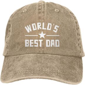 Worlds Best Dad Hat Cotton Adjustable Dad Baseball Cap Fathers Day Birthday Gifts
