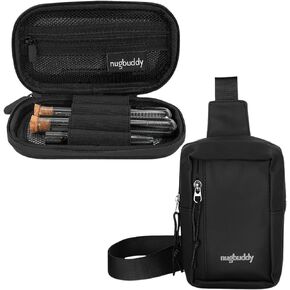 Accessory Bundle - Crossbody + Case With Premium Glass Included - Case Fits Inside Bag - Weather Resistant - On The Go Storage Container
