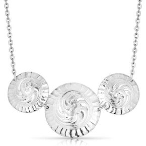 Montana Silversmiths Sundance Conchos Necklace - NC5813SV