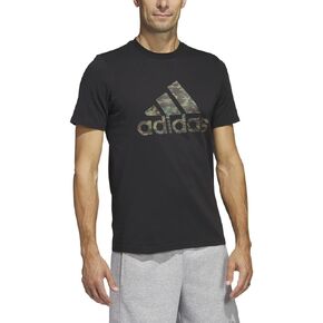adidas Men's Sportswear Camouflage Short Sleeve Logo T-Shirt
