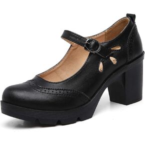 Women's Wedges Dress Platform High Heels Dermis Wingtip Cutout Lace Retro Fashion Pump Shoes