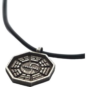 Lost TV Series The Dharma Initiative Swan Station Pendant Cord Necklace