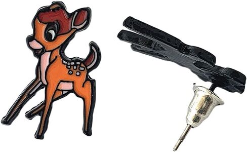 اقراط بامبي ثامبر بريمة معدنية بتصميم انيمي كرتوني للبنات والنساء والرجال, الزنك, لا أحجار كريمة in Kuwait