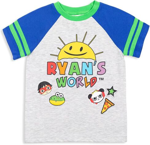 RYAN'S WORLD Combo Panda Red Titan T-Shirt Toddler to Little Kid in Kuwait