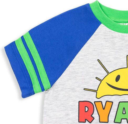 RYAN'S WORLD Combo Panda Red Titan T-Shirt Toddler to Little Kid in Kuwait