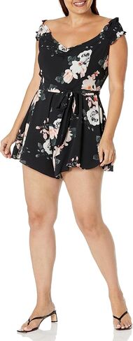 City Chic Women's Apparel Womens City Chic Plus Size Playsuit Lotus Lust PLAYSUIT in Saudi Arabia