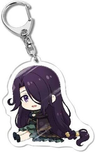 JCvCX 8 قطع سماحة في الظل سلاسل المفاتيح Cid Kageno المفاتيح كلير Kageno حلقة رئيسية سيارة مفتاح سلسلة مفتاح العلامة أليس مدغار تأثيري سلاسل المفاتيح الاكريليك in Kuwait