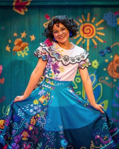 فستان ميرابيل التنكري إنكانتو للأطفال، فستان إيزابيلا مادريجال لأميرة الهالوين التنكري للأطفال مع أقراط النظارات in Kuwait