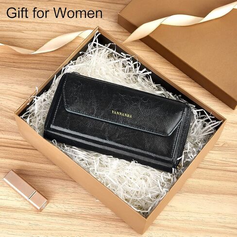 حقيبة كروس للنساء من VANNANBA، محفظة للهاتف المحمول، محفظة بمقبض من الجلد بسحاب مع شريطين قابلين للتعديل والفصل in Kuwait
