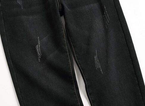 FREDD MARSHALL Men's Fleece Lined Skinny Winter Slim Fit Thicken Warm Stretch Jeans in Saudi Arabia