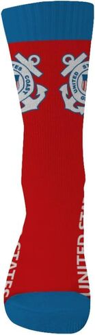 Dutern U.S Military Coast Guard Socks Men's Cotton Crew Athletic Socks, Multipairs basketball socks absorb sweat and breathable sports socks- one Pair in Kuwait