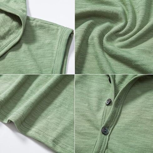 Wowcarbazole الرجال مقنعين تانك القمم تجريب أكمام هوديس سترة الهبي عادية الصيف الشاطئ قطع القمصان in Kuwait