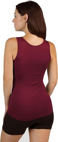 UTENOS 100% Merino Wool Ultra Soft Woman Sleeveless Vest Shirt Base Layer Made in EU in Saudi Arabia